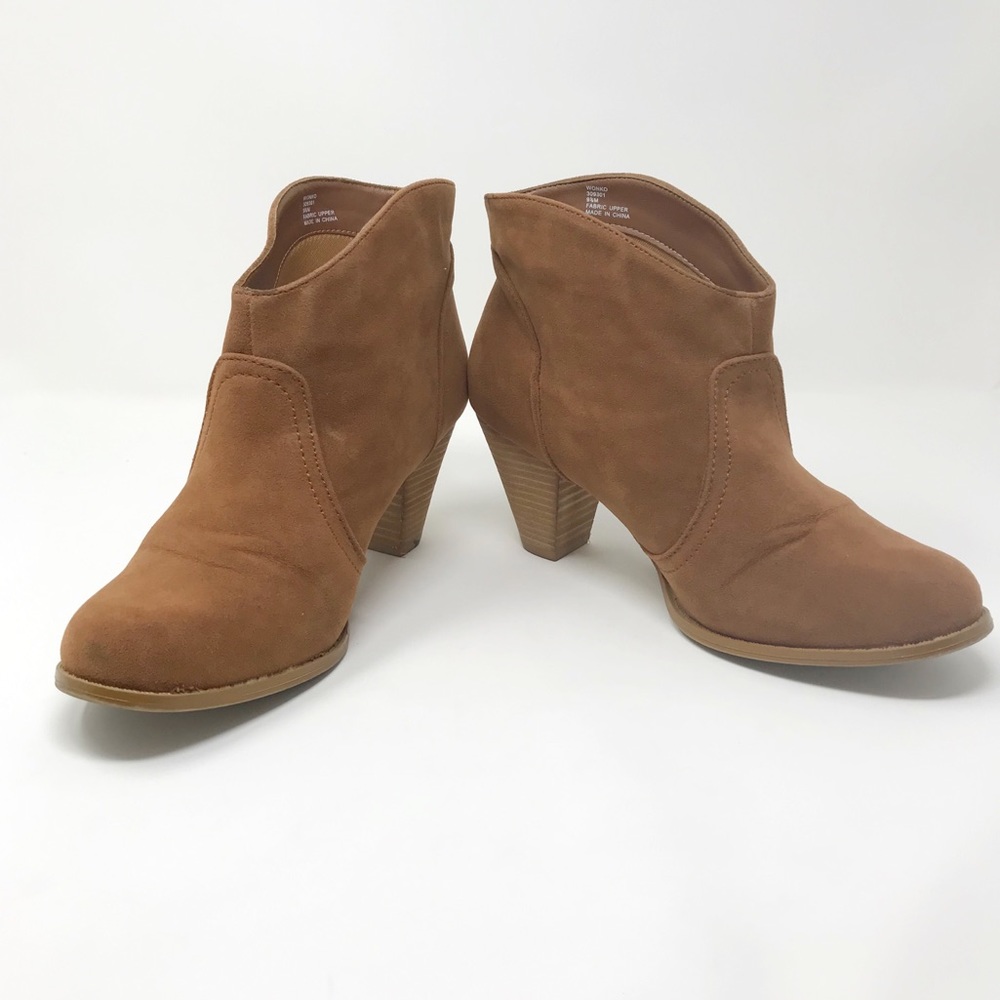 Rampage Faux Suede Wonko Ankle Boots